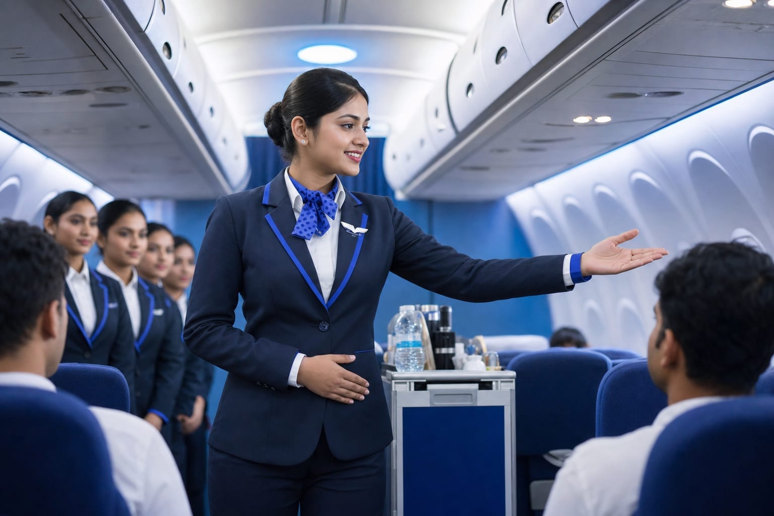 Airhostess and cabin crew training — gateway to an aviation career